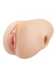 Телесный мастурбатор-вагина Pussy Pounder Squeeze Stroker - Pipedream - в Вологде купить с доставкой