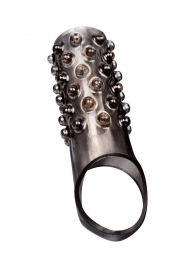 Дымчатая насадка на пенис с выпуклостями - 12 см. - Sex Expert - в Вологде купить с доставкой