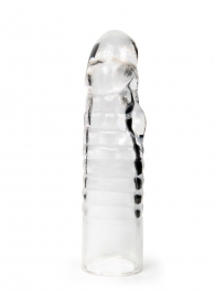 Прозрачная закрытая насадка на член - 15 см. - Sex Expert - в Вологде купить с доставкой