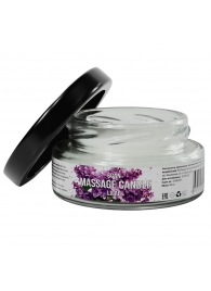 Массажная свеча «Сирень» - 50 мл. - SGAN - купить с доставкой в Вологде