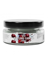 Массажная свеча «Спелая вишня» - 50 мл. - SGAN - купить с доставкой в Вологде