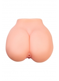 Реалистичный мастурбатор в форме попки с 2 любовными входами - No Name - в Вологде купить с доставкой