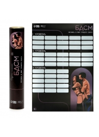 Плакат для двоих со скретч-слоем «БДСМ» - Сима-Ленд - купить с доставкой в Вологде