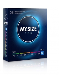 Презервативы MY.SIZE размер 72 - 3 шт. - My.Size - купить с доставкой в Вологде