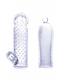 Набор из 2 прозрачных насадок на член Seductive Tickler Sleeves - NMC - в Вологде купить с доставкой