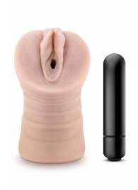 Телесный мастурбатор-вагина Ayumi с вибрацией - Blush Novelties - в Вологде купить с доставкой