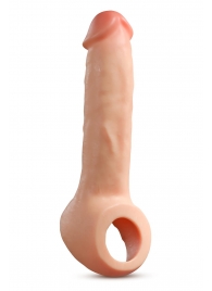 Телесная насадка-удлинитель Thrive 8.75 Inch Realistic Penis Extender Sleeve - 22,2 см. - Blush Novelties - в Вологде купить с доставкой