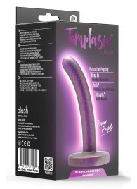 Фиолетовая насадка с гладкой поверхностью Surrender 4.75 Inch Beginner Pegging Dildo - 12 см. - Blush Novelties - купить с доставкой в Вологде