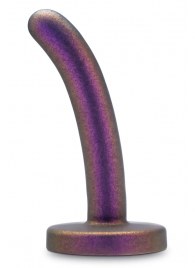 Фиолетовая насадка с гладкой поверхностью Surrender 4.75 Inch Beginner Pegging Dildo - 12 см. - Blush Novelties - купить с доставкой в Вологде