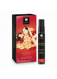 Оральный спрей Waves of Pleasure с ароматом клубники и шампанского - 20 мл. - Shunga - купить с доставкой в Вологде