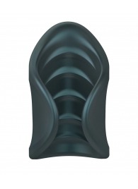 Серый сквозной мастурбатор с вибрацией Manwan Starter - Manwan - в Вологде купить с доставкой