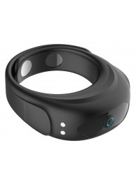 Черное эрекционное виброкольцо на ремешках - Boys of Toys - в Вологде купить с доставкой