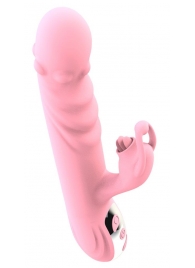 Розовый вибратор-кролик Ava - 21,9 см. - Boys of Toys
