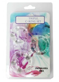 Набор из 3 эрекционных прозрачных колец - Boys of Toys - в Вологде купить с доставкой