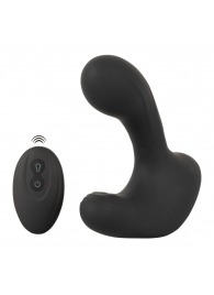 Черная анальная вибропробка с функцией расширения RC Butt Plug with 3 functions - Orion - в Вологде купить с доставкой