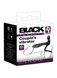 Черная насадка на член с вибрацией Couple’s Vibrator - Orion - в Вологде купить с доставкой