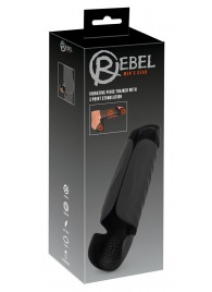 Черный вибромастурбатор с трехточечной стимуляцией Penis Trainer with 3 Point Stimulation - Orion - в Вологде купить с доставкой