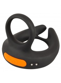 Черный вибростимулятор мошонки RC Scrotum Stimulator with Vibration - Orion - в Вологде купить с доставкой