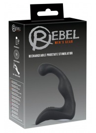 Черный перезаряжаемый стимулятор простаты с вибрацией - 14,6 см. - Orion - в Вологде купить с доставкой