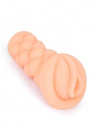 Телесный мастурбатор-вагина с вибропулей и эрекционными кольцами в комплекте - Sexy Girl - в Вологде купить с доставкой