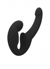 Черный безремневой страпон Share Lite - Fun Factory - купить с доставкой в Вологде