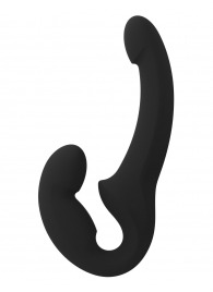 Черный безремневой страпон Share Lite - Fun Factory - купить с доставкой в Вологде