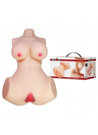Мастурбатор-торс Aveline с 2 любовными тоннелями - Baile - в Вологде купить с доставкой