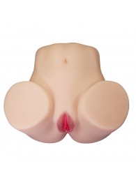 Телесный мастурбатор Julia с 2 любовными каналами - Baile - в Вологде купить с доставкой