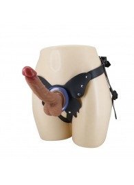 Поясной страпон Wells: трусики в форме бабочки и фаллоимитатор-насадка - Baile - купить с доставкой в Вологде