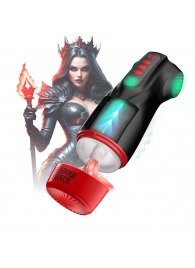 Интерактивный мастурбатор Raven с вакуумом, вибрацией и подсветкой - Shots Media BV - в Вологде купить с доставкой