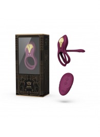 Фиолетовое эрекционное виброкольцо Bayek с пультом ДУ - Zalo - в Вологде купить с доставкой