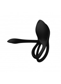 Черное эрекционное виброкольцо Bayek с пультом ДУ - Zalo - в Вологде купить с доставкой