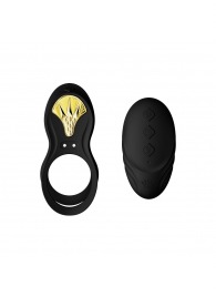 Черное эрекционное виброкольцо Bayek с пультом ДУ - Zalo - в Вологде купить с доставкой