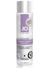 Женский лубрикант на водной основе JO AGAPE LUBRICANT ORIGINAL - 120 мл. - System JO - купить с доставкой в Вологде