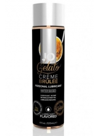 Лубрикант с ароматом крем-брюле JO GELATO CREME BRULEE - 120 мл. - System JO - купить с доставкой в Вологде