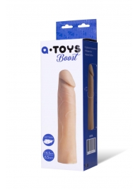 Реалистичная насадка с ярко выраженной головкой - 16,5 см. - A-toys - в Вологде купить с доставкой