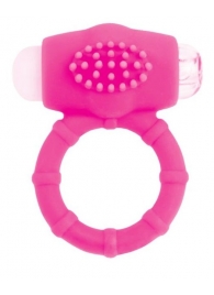Розовое эрекционное виброкольцо A-toys - A-toys - в Вологде купить с доставкой