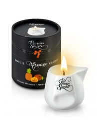 Массажная свеча с ароматом манго и ананаса Bougie de Massage Ananas Mangue - 80 мл. - Plaisir Secret - купить с доставкой в Вологде
