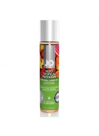 Смазка с ароматом тропических фруктов JO Flavored Tropical Passion - 30 мл. - System JO - купить с доставкой в Вологде