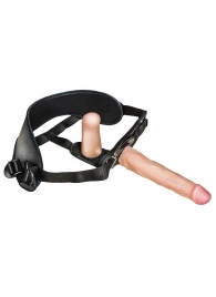 Женский страпон с вагинальной пробкой Woman Strap - 18 см. - LOVETOY (А-Полимер) - купить с доставкой в Вологде