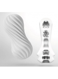 Мастурбатор FLEX Silky White с мягким рельефом - Tenga - в Вологде купить с доставкой