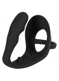 Эрекционное кольцо с подхватом мошонки и анальным отростком для воздействия на простату - Orion - в Вологде купить с доставкой