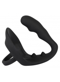 Эрекционное кольцо с подхватом мошонки и анальным отростком для воздействия на простату - Orion - в Вологде купить с доставкой