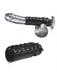 Сбруя на член на шнуровке 5  Cock Sheath - BlueLine - купить с доставкой в Вологде