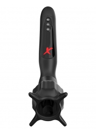 Чёрный вибростимулятор для головки члена с эффектом всасывания Vibrating Roto-Sucker - Pipedream - в Вологде купить с доставкой