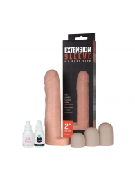 Насадка-удлинитель Extension sleeve с подхватом мошонки - 19 см. - Sitabella - в Вологде купить с доставкой