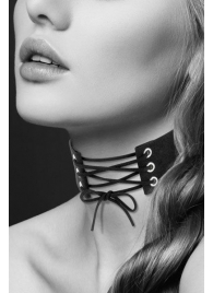 Оригинальный ошейник-чокер со шнуровкой - Bijoux Pour Toi - купить с доставкой в Вологде