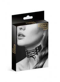 Оригинальный ошейник-чокер со шнуровкой - Bijoux Pour Toi - купить с доставкой в Вологде