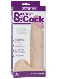 Ультрареалистичная насадка для трусиков Vac-U-Lock 8  ULTRASKYN Cock - 20,57 см. - Doc Johnson - купить с доставкой в Вологде