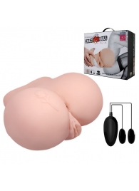 Вагина и анус с вибрацией CrazyBull Vagina and Ass - Baile - в Вологде купить с доставкой
